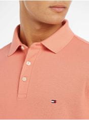 Tommy Hilfiger Oranžové pánské polo tričko Tommy Hilfiger XL