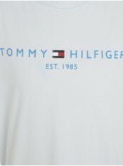 Tommy Hilfiger Světle modré dětské tričko Tommy Hilfiger 160