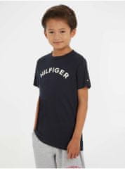 Tommy Hilfiger Tmavě modré klučičí tričko Tommy Hilfiger 104