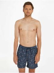 Tommy Hilfiger Tmavě modré pánské plavky s potiskem Tommy Hilfiger Underwear S