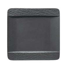 Villeroy & Boch Talíř plochý Manufacture Rock 28x28 cm, černý, 6x