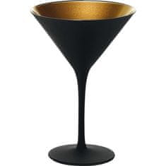 Koktejlová sklenice Stölzle Elements 240 ml, černá/zlatá, 6x