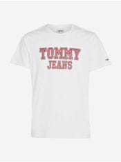 Tommy Jeans Bílé pánské tričko Tommy Jeans Essential M
