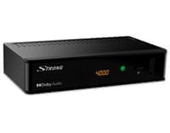 STRONG DVB-T/T2 set-top-box SRT 8215/ s displejem/ Full HD/ H.265/HEVC/ PVR/ EPG/ USB/ HDMI/ LAN/ SCART/ černý
