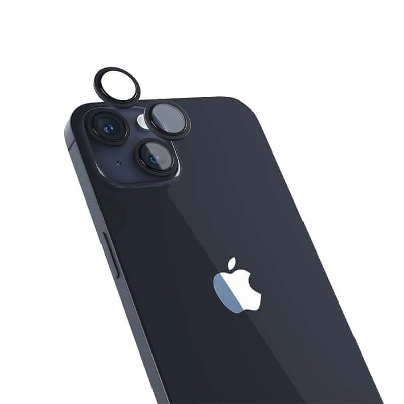 Levně EPICO Hliníkové ochranné sklo na čočky fotoaparátu pro iPhone 14 / 14 Plus (6,1") 69212151300012 - temně inkoustová