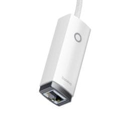 BASEUS Lite adaptér USB-C / RJ-45, bílý