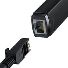 BASEUS Lite adaptér USB / RJ-45, černý