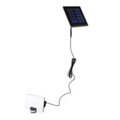 Solight LED solární osvětlení se senzorem, 11W, 1200lm, Li-on, černá