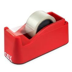 SAX Odvíječ pásky "729", stolní, včetně lepicí pásky, červená, 0-729-01