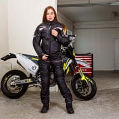 W-TEC Dámská moto bunda Progair Lady (Velikost: M, Barva: černo-růžová)