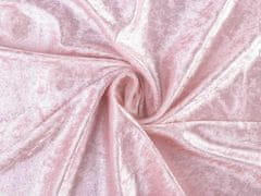 Kraftika 1m 3 (13) růžová nejsv. elastický samet panné lesklý, látky