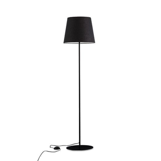 LIGHT FOR HOME Stojací lampa v černém provedení 10230 "London", 1x60W, E27, Černá