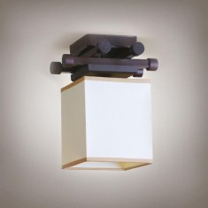 LIGHT FOR HOME Lustr přisazený ke stropu 14910 "Trillenium", 1x40W, E14, hnědá