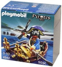 Playmobil Playmobil 4942 Pirát na veslařském člunu