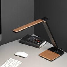 Northix Stolní lampa s nabíječkou na mobil a stojánkem na pero 
