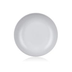 Banquet Talíř plastový hluboký CULINARIA 22 cm, šedý