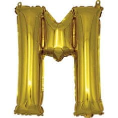 Banquet Balónek nafukovací foliový písmeno M, MY PARTY, výška 30 cm, sada 12 ks