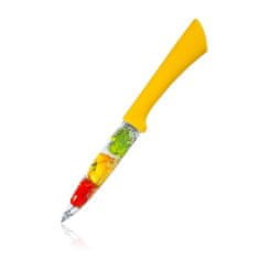 Apetit Nůž praktický Yellow 23 cm, sada 10 ks