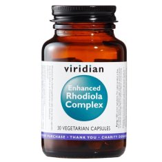 VIRIDIAN nutrition Enhanced Rhodiola Complex (Komplex Rozchodnice růžové s adaptogeny), 30 kapslí