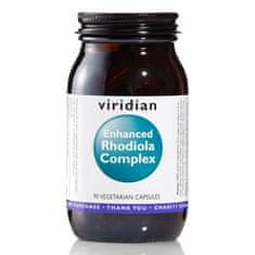 VIRIDIAN nutrition Enhanced Rhodiola Complex (Komplex Rozchodnice růžové s adaptogeny), 90 kapslí
