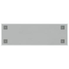 Greatstore Nástěnná magnetická tabule bílá 60 x 20 cm tvrzené sklo