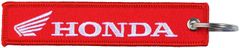 Honda klíčenka RACING Fabric bílo-červená