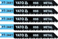 YATO List pilový do přímočaré pily 70 mm na kov TPI12 5 ks