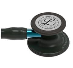 Cardiology IV Black-Finish, Stetoskop kardiologický, černý/tyrkys 6201