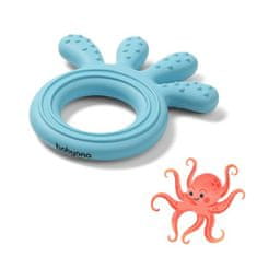 BabyOno Kousátko silikonové Octopus modré