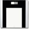 BE1722 Ylvie Skleněná koupelnová váha, černo-bílá