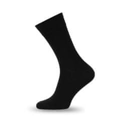 SOKKO 12x Pánské dlouhé bambusové ponožky 42-44 - černá