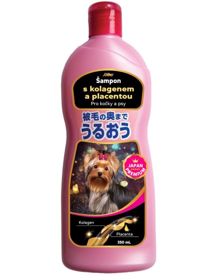 Japan Premium Šampon s kolagenem a placentou. Pro kočky a psy. S vůní růží.