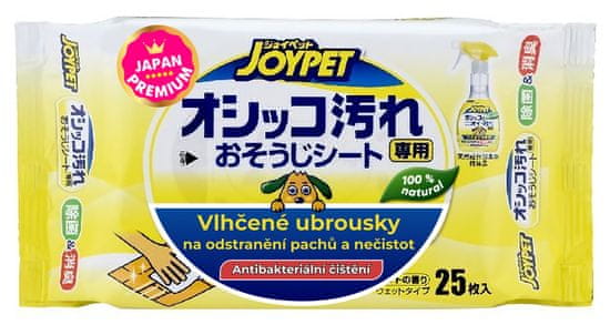 Japan Premium Vlhčené ubrousky na odstranění pachů a nečistot po psí toaletě na přírodní bázi, 25 ks, 20 x 30 cm