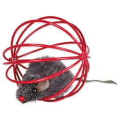 Trixie Hračka TRIXIE kovové míčky s myší 6 cm , 24 ks