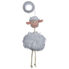 Trixie Hračka ovečka na gumičce 20 cm 1 ks