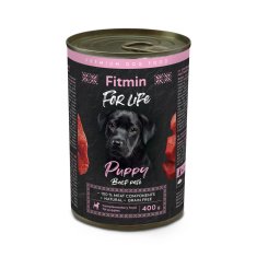 Fitmin Dog For Life tin puppy beef 6x400 g