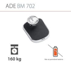ADE BM702 Felicitas Mechanická koupelnová váha, šedá
