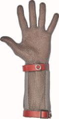 Protiporézne ocelové rukavice Bátmetall 171350l s chráničem předloktí, délka manžety 15 cm