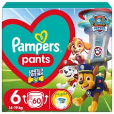 Pampers Active Baby Pants Paw Patrol Kalhotkové plenky vel. 6 (60 ks plenek) 14-19 kg