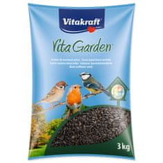 Vitakraft Krmivo VITAKRAFT Vita Garden slunečnice černá 3 kg