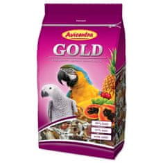 Avicentra Gold pro velké papoušky - KARTON (5ks) 850 g