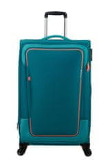 American Tourister Látkový cestovní kufr Pulsonic EXP XL 113/122 l zelená