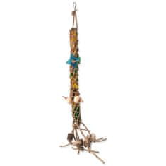 Plaček Hračka BIRD JEWEL závěsná z provazu - šplhací 60 cm
