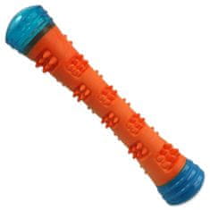 Dog Fantasy Hračka DOG FANTASY Kouzelná hůlka svítící, pískací oranžovo-modrá 4,6x4,6x23cm 1 ks