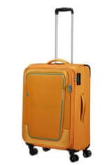 American Tourister Látkový cestovní kufr Pulsonic EXP M 64/74 l žlutá