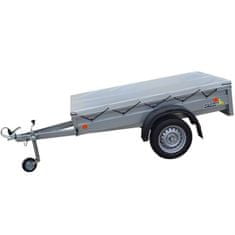 Agados Trailers Plachta na přívěsný vozík AGADOS HANDY 20, šedá rozměr1,16 x 2,12 m, výška bočnice 6 cm. Barva š