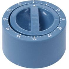 Excellent Houseware Modrý minutník s gumovým povrchem, 7x4 cm