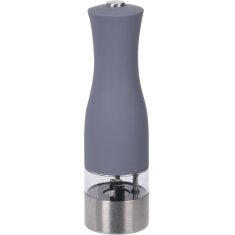 Excellent Houseware Elektrický mlýnek na pepř s nastavitelnou jemností mletí, šedá, O 6 cm