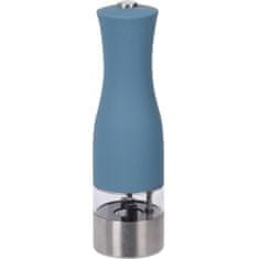 Excellent Houseware Elektrický mlýnek na pepř s nastavitelnou jemností mletí, modrý, O 6 cm