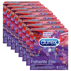 Durex Sada 8x Durex Fetherlite Elite Emoji 3 ks.